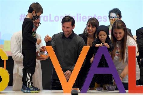 messi donations to charity.